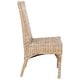 preview thumbnail 7 of 10, SAFAVIEH Dining Rural Woven Beacon Unfinished Natural Wicker Dining Chairs (Set of 2) - 18.5" x 18.5" x 38.1"