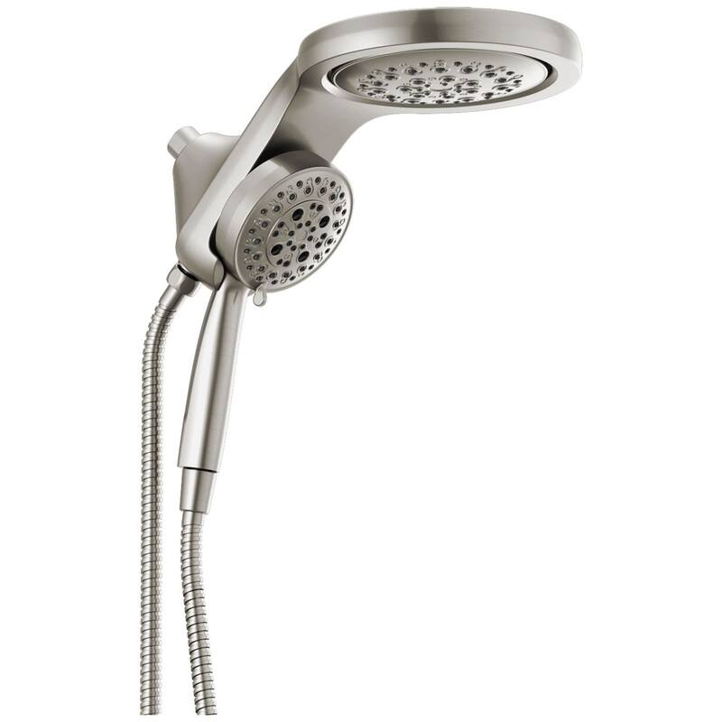 Delta HydroRain Universal Showering 1.75 GPM Multi Function Shower - Brilliance Stainless