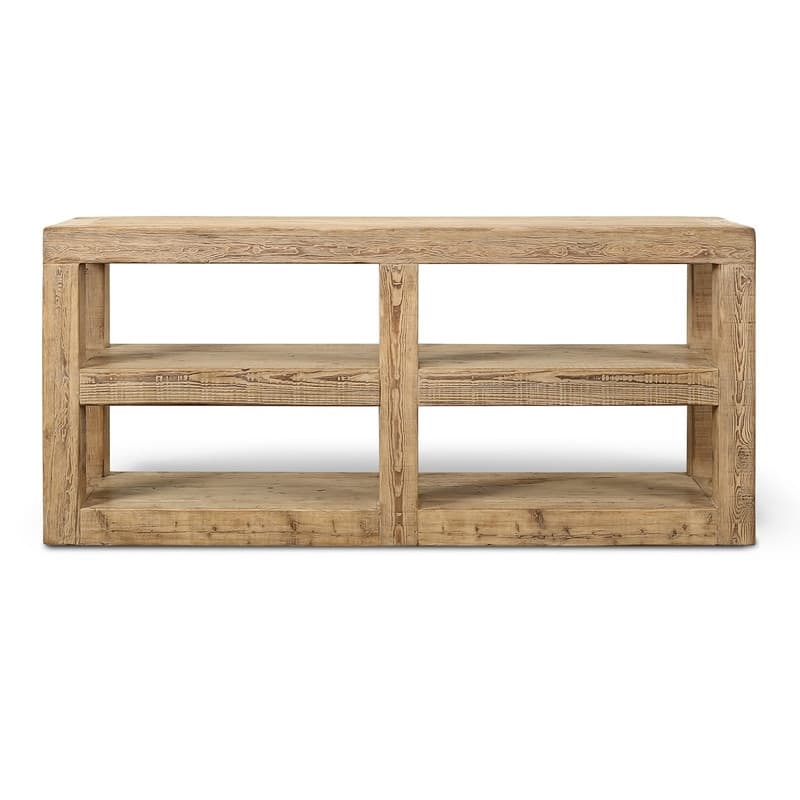 Harbor Beam Shelf Console Weathered Natural-71"