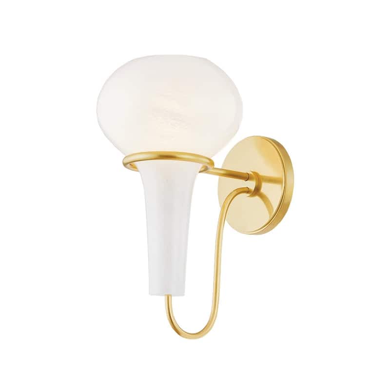 Hudson Valley Lighting 5813 Adams corner 13" Tall Wall Sconce - Aged Brass