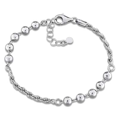 Miadora Bracelet Sterling Silver-7.5 in