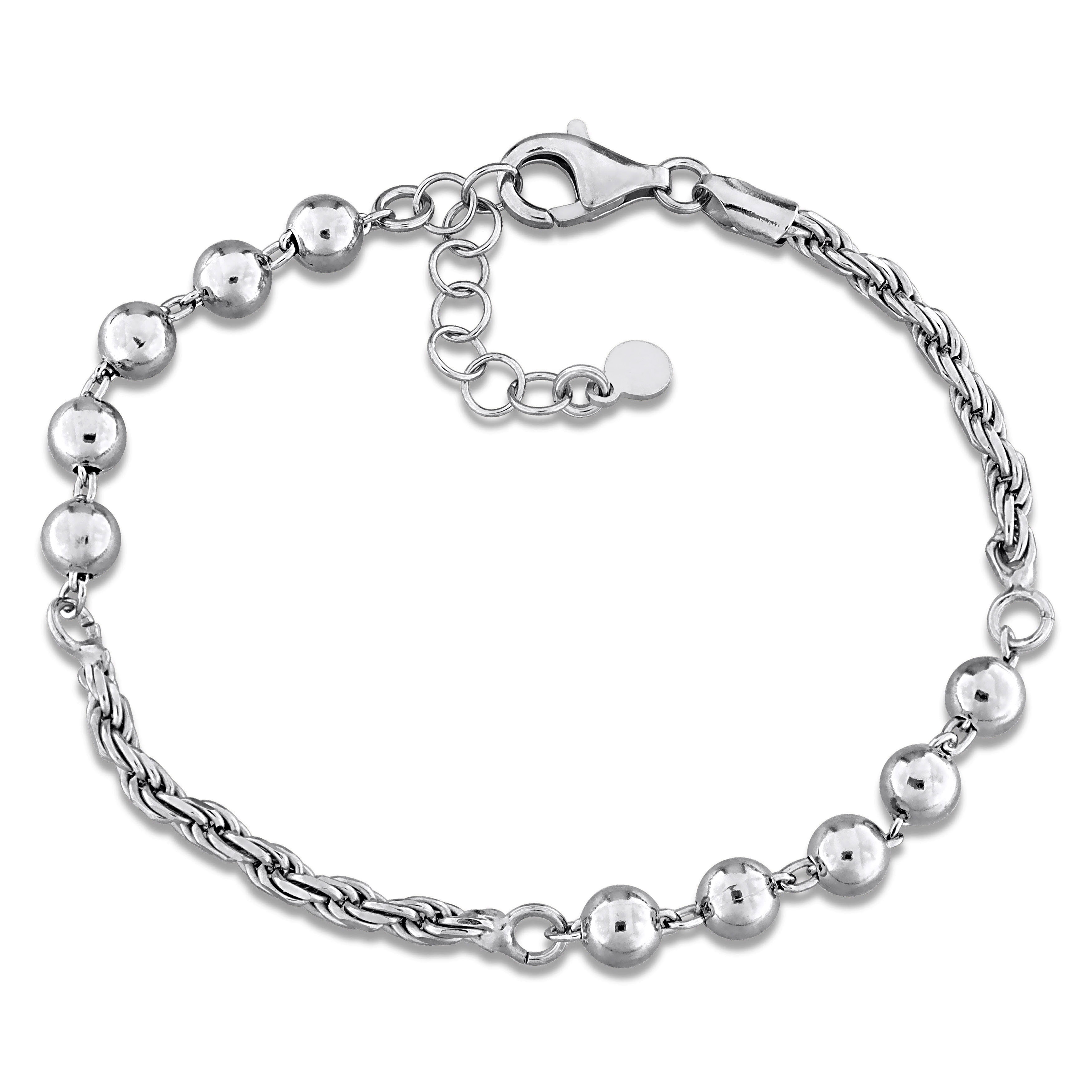 Miadora Bracelet Sterling Silver-7.5 in