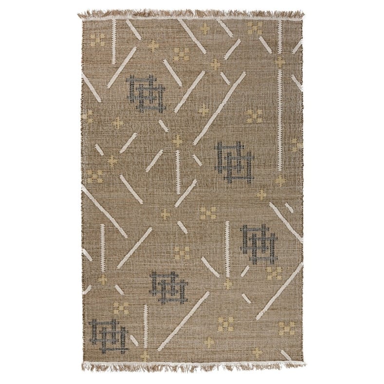 Belfast Wool Blend Area Rug by Kosas Home - 8x10 - Khaki Multi
