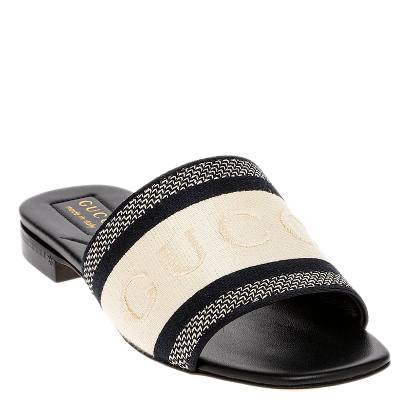 Gucci Slide Sandals with Web - 41 EU