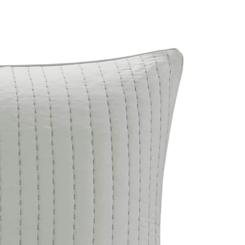 INK+IVY Camila Cotton Quilted Euro Sham