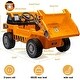 preview thumbnail 4 of 5, Ride On Car Truck w/Remote Control & Electric Dump Bed Orange