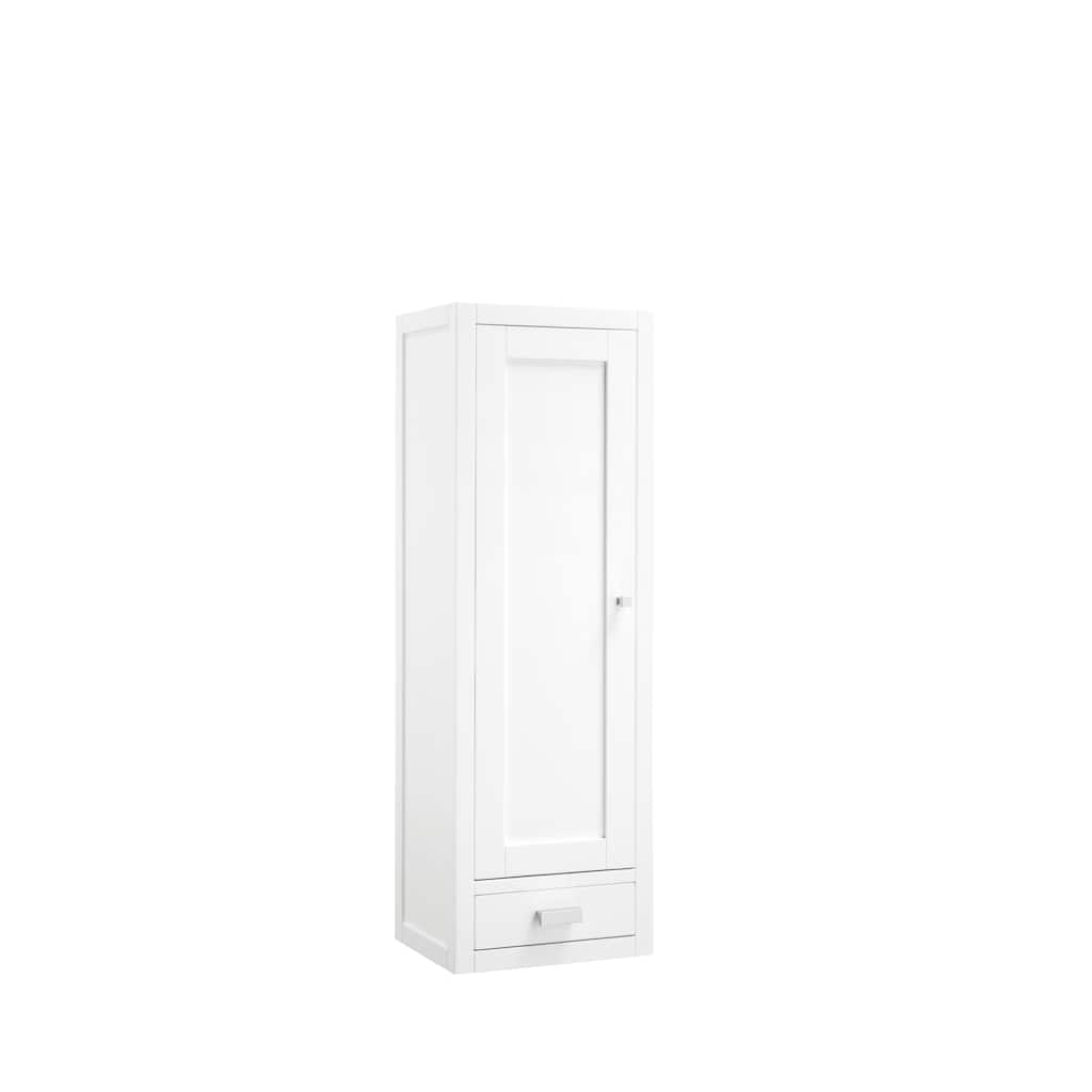 James Martin Vanities Addison 12" Petite Tower Hutch, Glossy White