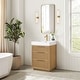preview thumbnail 9 of 77, Hohhot Bath Vanity with Integrated Stone Sink Top without Mirror