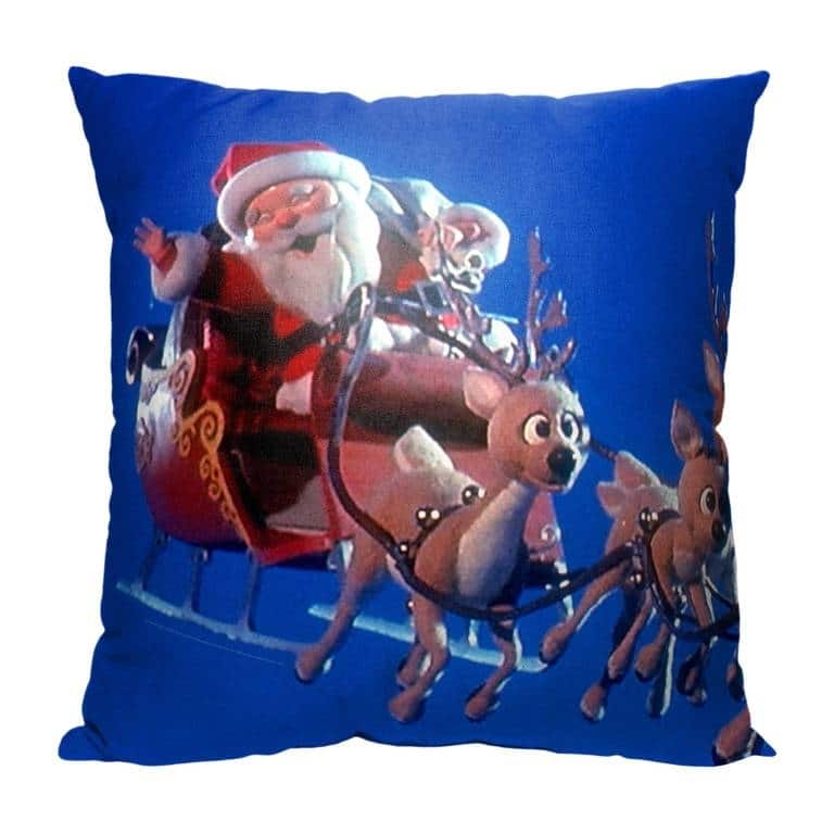 Warner Brothers Year Without A Santa Claus Here Comes Santa 18 Inch Throw Pillow