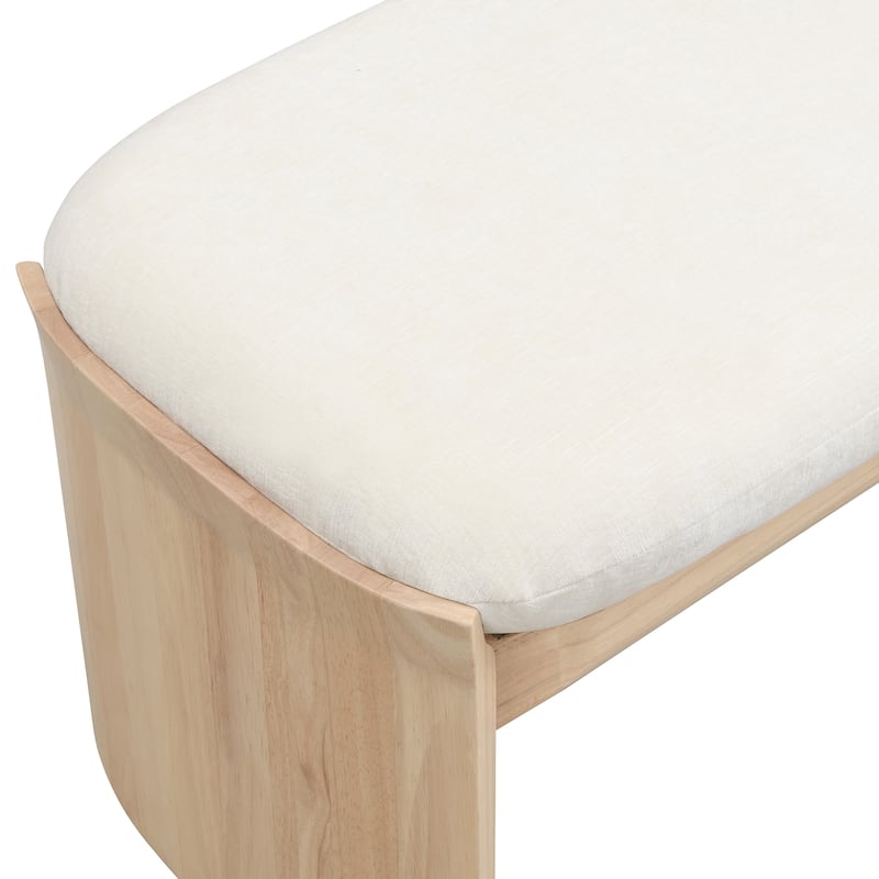 Christopher Knight Home- Hawthorne Rubberwood Ottoman