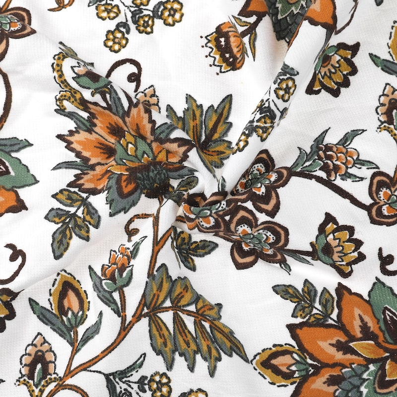 Premium Cotton Kitchen Towels, Thick and Large, Animal and Floral Printed Design Towels - Flowers