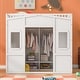 preview thumbnail 2 of 35, House Loft Bed With Ladder and Wardrobe