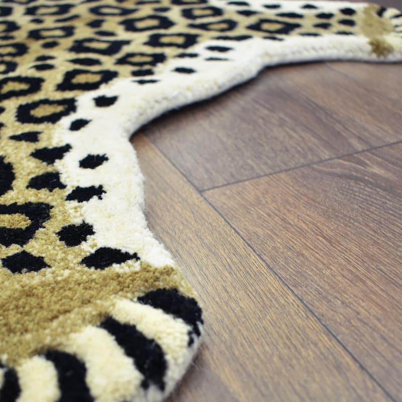 Fabstyles Animal Wool Printed Area Rag Rug Living Room, Hallway