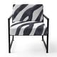 preview thumbnail 18 of 24, Designart "Zebra Striped " Upholstered Cabin & Lodge Accent Chair and Arm Chair