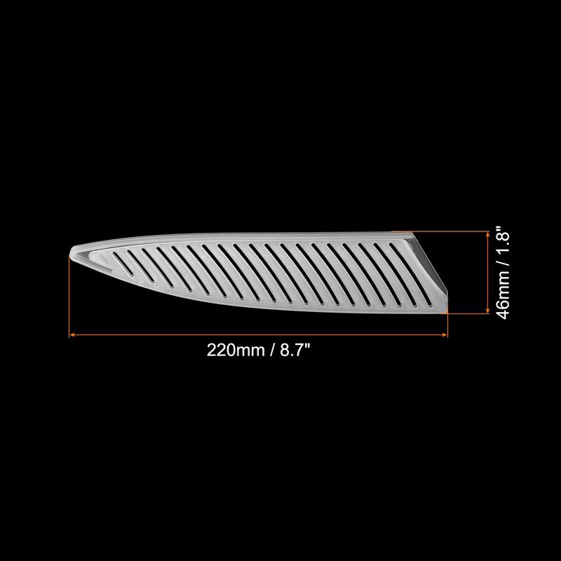 2Pcs PP Kitchen Knife Sheath Cover Sleeves for 8" Chef Knife, White - 2 Pack