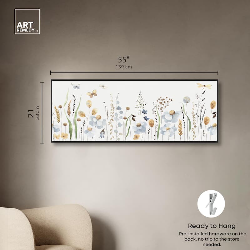 Blissful Spring Wide Panoramic Canvas by Art Remedy