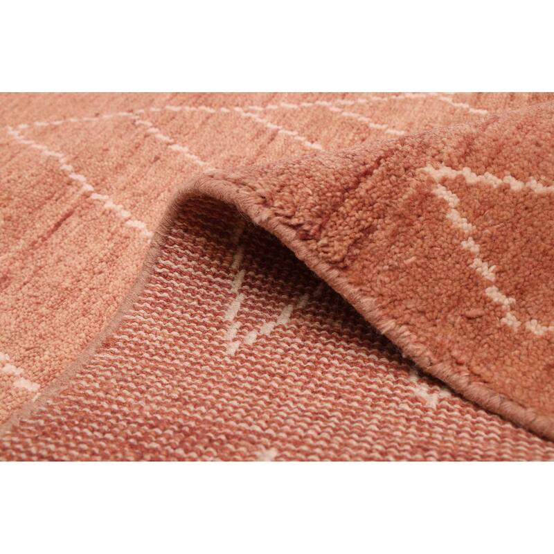 ECARPETGALLERY Hand-knotted Tangier Copper Wool Rug - 9'0 x 12'0