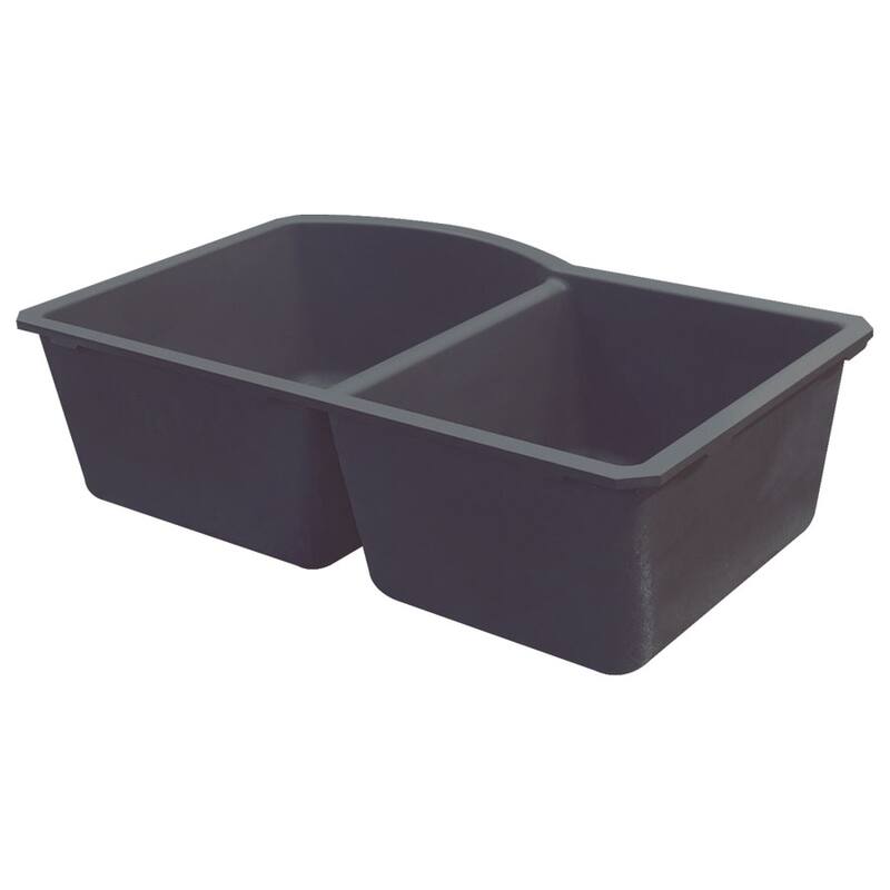 Transolid K-AUDD3120 Aversa 31-3/8" Undermount Double Basin Granite