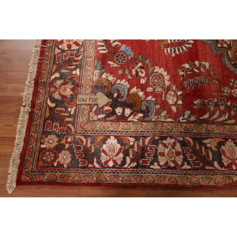 Lilian Persian Vintage Rug Handmade Wool Carpet - 7'3"x 10'3"