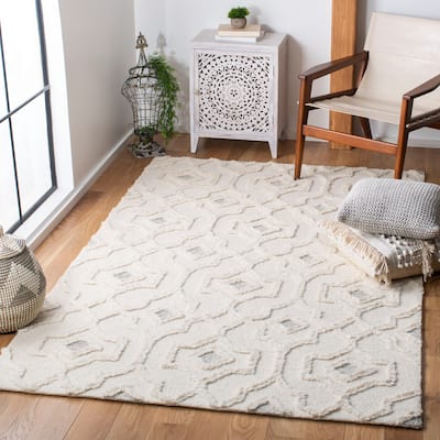 SAFAVIEH Handmade Casablanca Shag Beacon Wool Rug