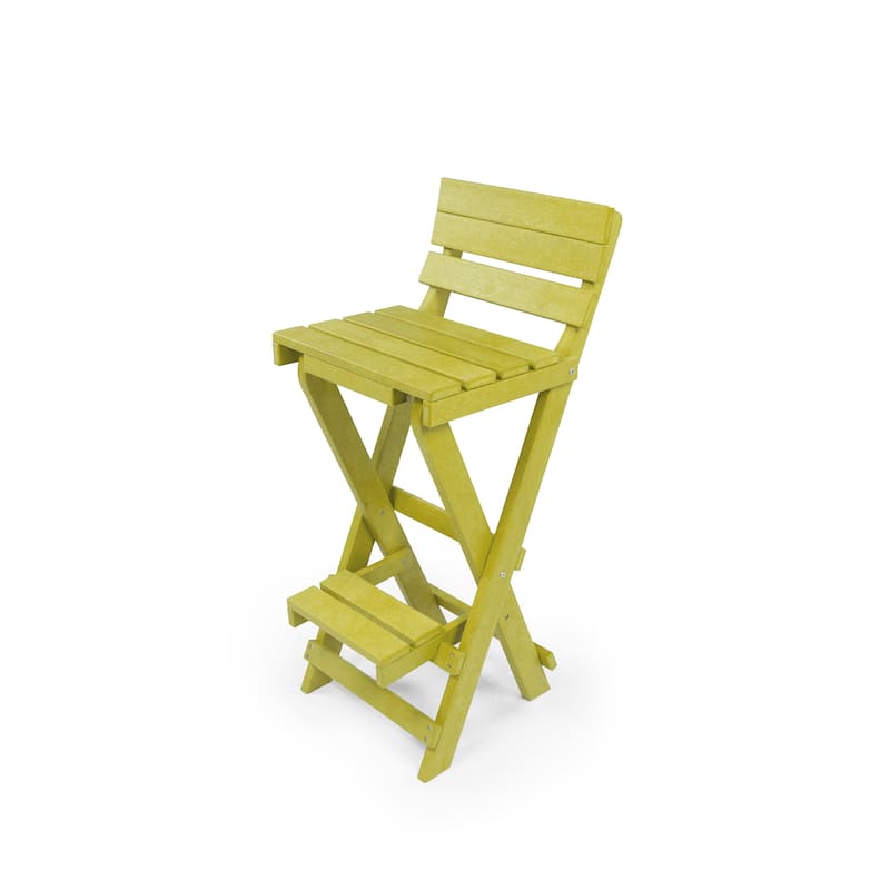 Key West Fully Assembled All-Weather Outdoor Folding Bar Set - 3-piece