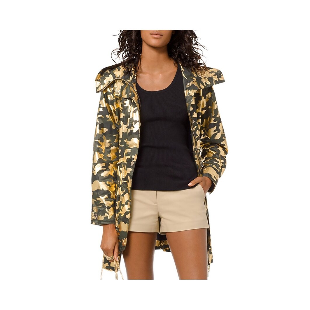 michael kors jacket gold