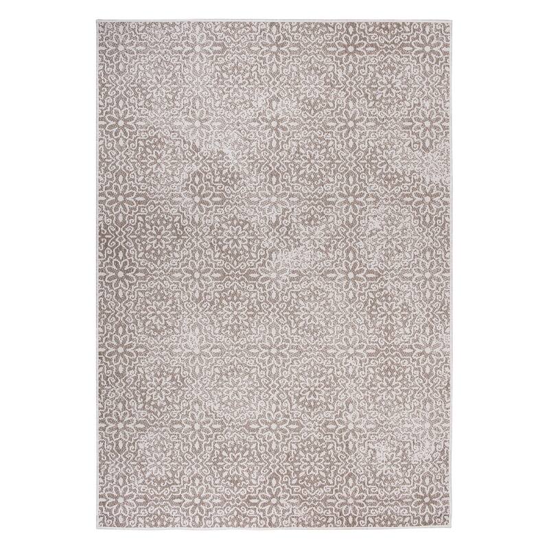World Rug Gallery Contemporary Flowers Indoor/Outdoor Area Rug