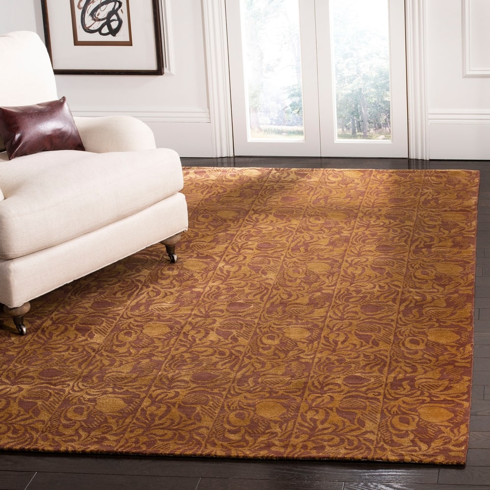 SAFAVIEH Couture Hand-knotted Lyndi Silk/ Wool Rug