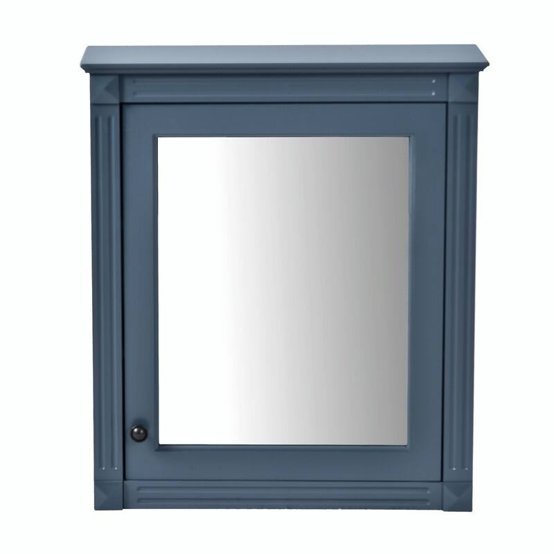 24" x 27" Wall-Mounted Medicine Cabinet with Mirror and Over-the-Toilet Space Saver Storage