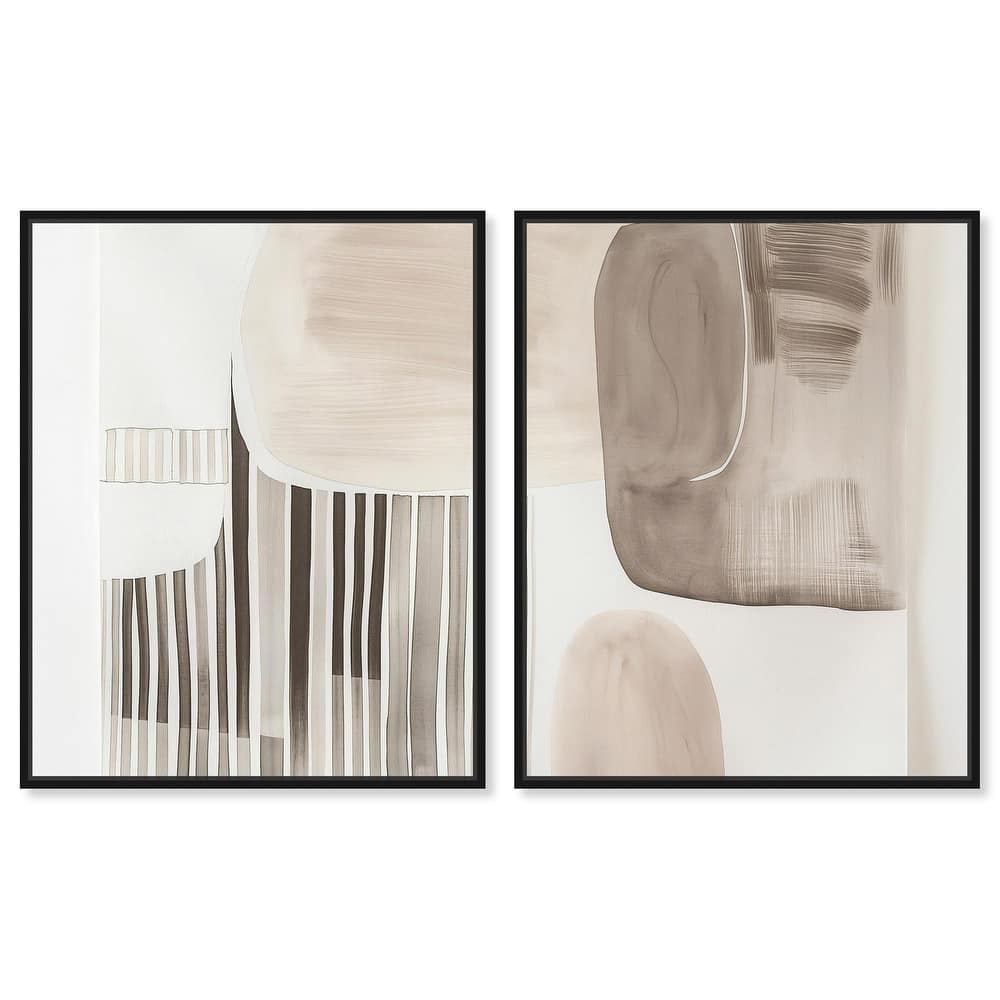 Slumbering Patterns II Canvas Set of 2 by Art Remedy