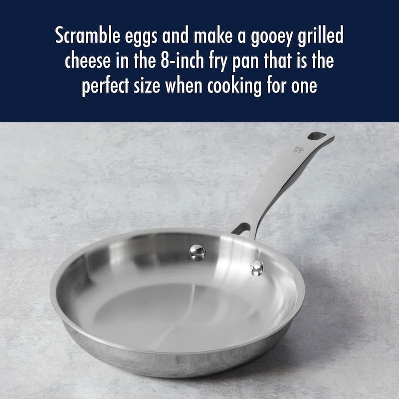 Henckels Clad H3 8-inch Stainless Steel Fry Pan