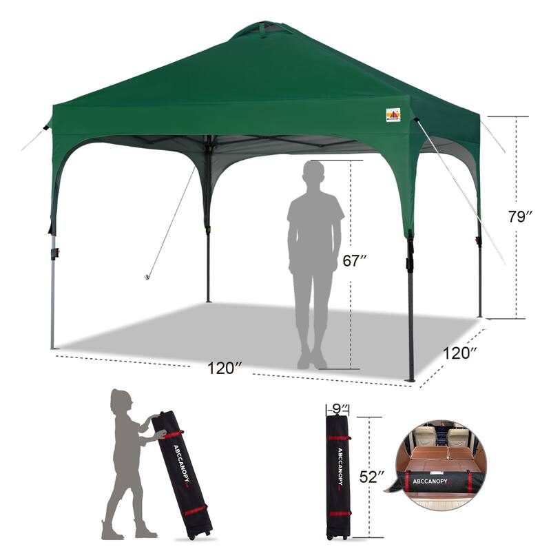 ABCCANOPY Outdoor Pop up Camping Sun Shelter Canopy Tent