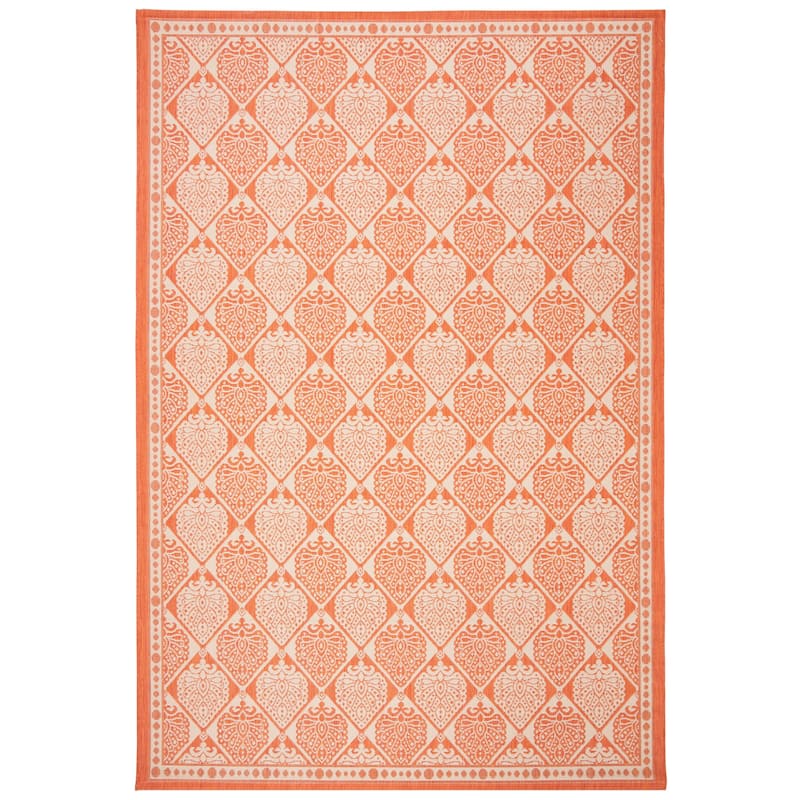 SAFAVIEH Courtyard Evangelina Indoor/ Outdoor Waterproof Patio Backyard Rug