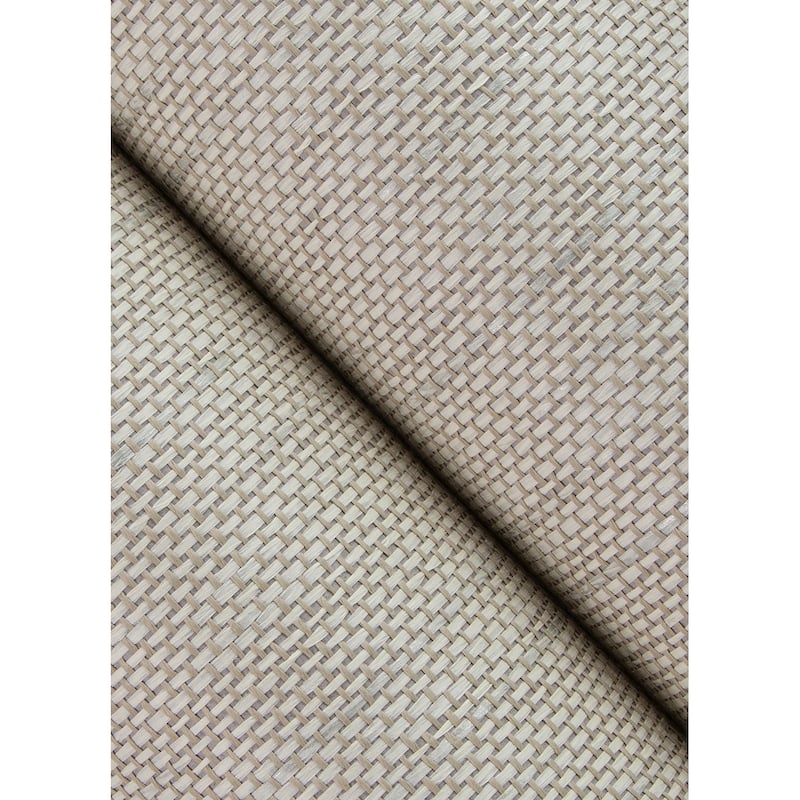A-Street Prints Gaoyou Beige Paper Weave Wallpaper
