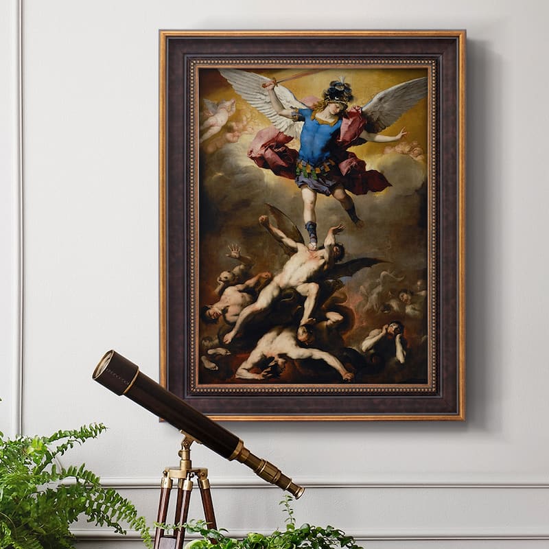 The Fall of the Rebel Angels Premium Framed Canvas- Ready to Hang