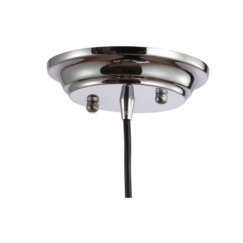Elena 11" Adjustable Iron Industrial Rustic LED Pendant, Copper by JONATHAN Y
