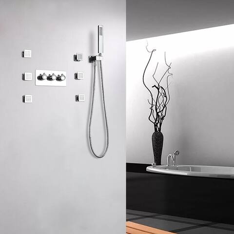 Chrome LED Rainfall Bathroom Ceiling Shower Head - 12.29*12.59*3.15INCH