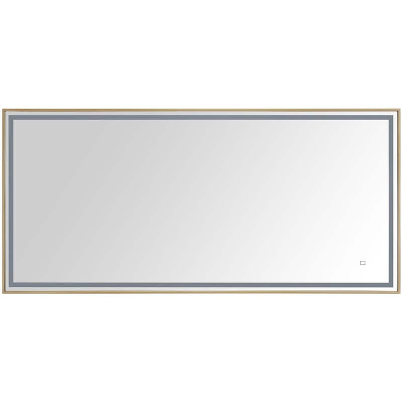Avanity LED-M59 LED 59-1/16" W x 27-9/16" H Modern Rectangular - Brushed Gold
