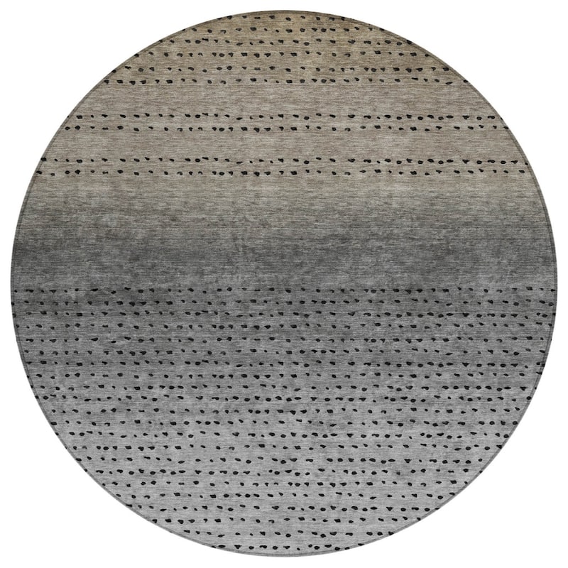 HomeRoots Abstract Transitional Rectangle Outdoor Rug