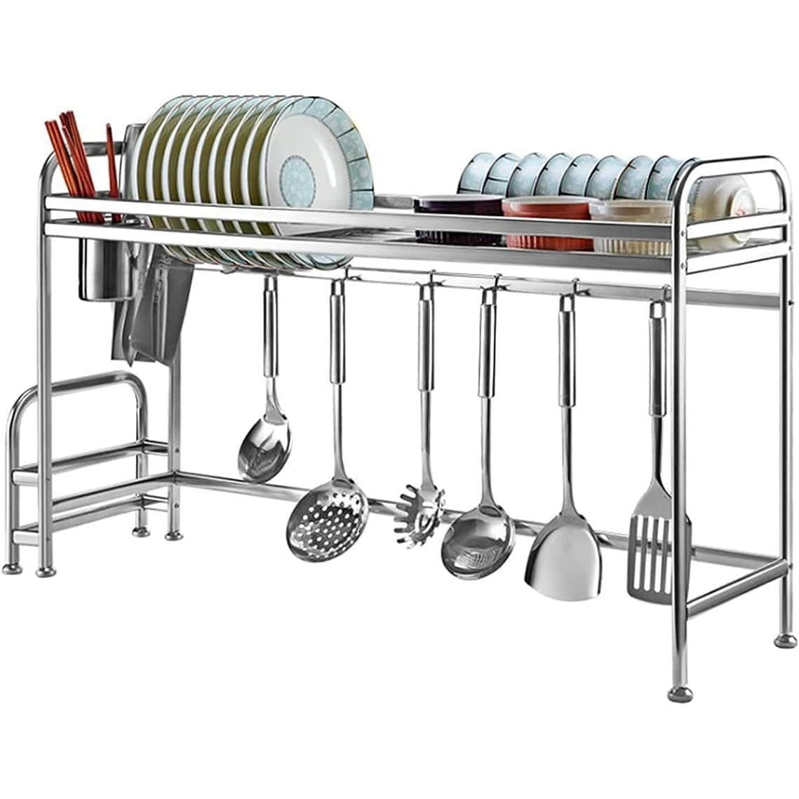 Large Dish Drying Rack Extendable Dish Rack Bed Bath Beyond 39835040