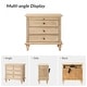 preview thumbnail 16 of 49, Muriel Farmhouse 3 Drawers End Table with Built-In Outlets nad Pull-out Shelf Set of 2 by HULALA HOME