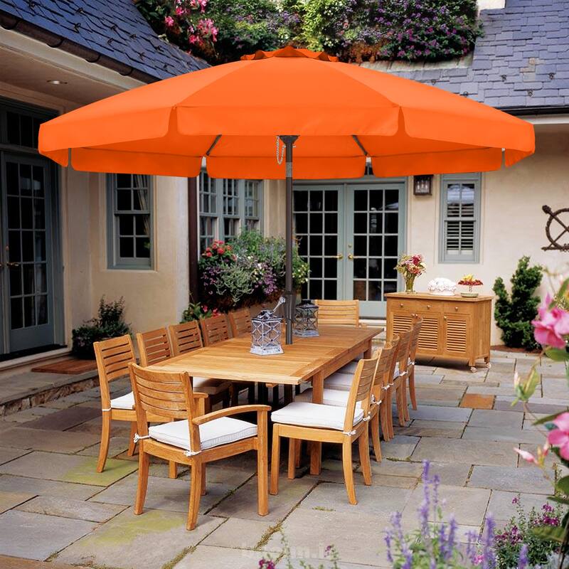 ABCCANOPY 10FT Outdoor Table Market Umbrella Tilt and Crank for Garden
