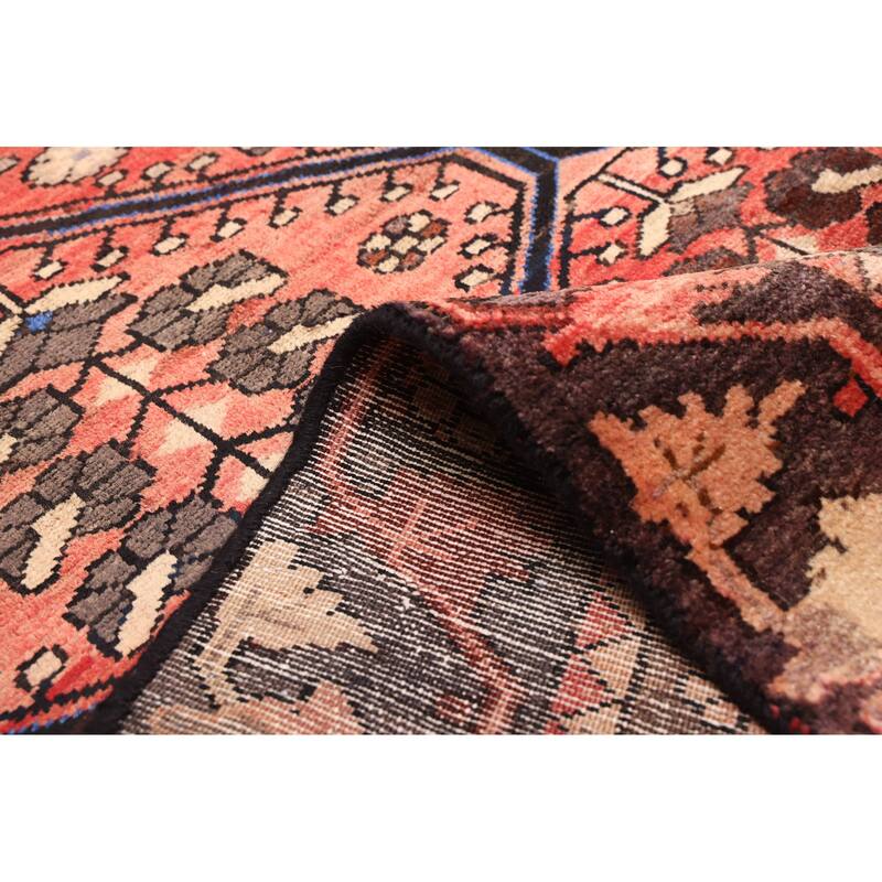 ECARPETGALLERY Hand-knotted Antalya Vintage Light Red Wool Rug - 4'9 x 6'7