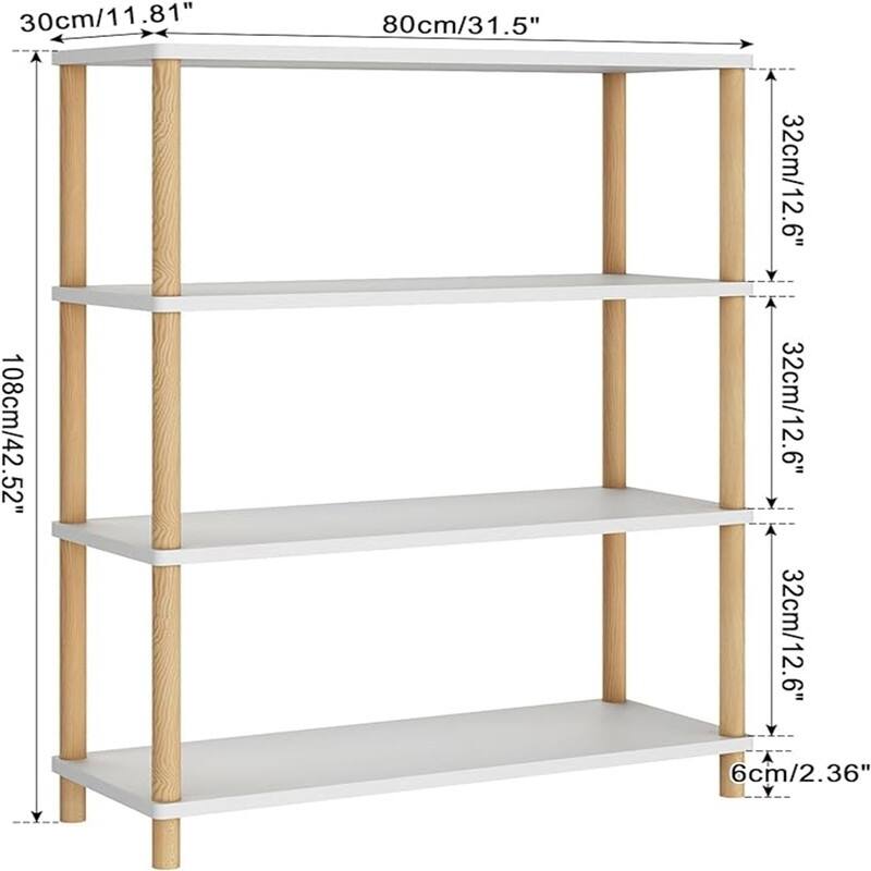 Wooden Open Bookcase