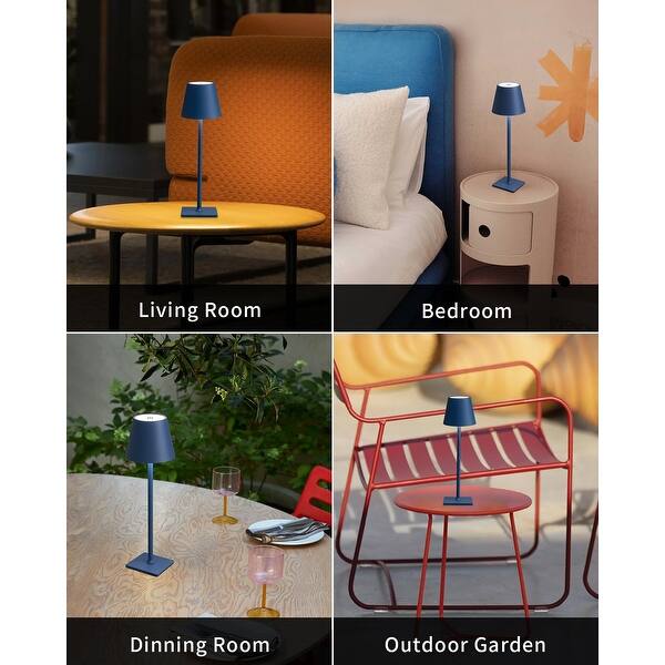 Cordless Table Lamp Rechargeable LED Touch Lamp, 5000mAh Battery Operated Lamp, 3 Color Stepless Dimming Table Light Desk Lamp For Restaurant/Bedroom/ Bars/Patio/Indoor/Outdoor(Black) | SHEIN A Cordless Table Lamp Rechargeable LED Touch Lamp, 5000mAh Battery Operated Lamp, 3 Color Stepless Dimming Table Light Desk Lamp For Restaurant/Bedroom/ Bars/Patio/Indoor/Outdoor(Black) | SHEIN A