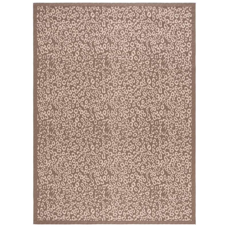 SAFAVIEH Courtyard Luljeta Indoor/ Outdoor Waterproof Patio Backyard Rug