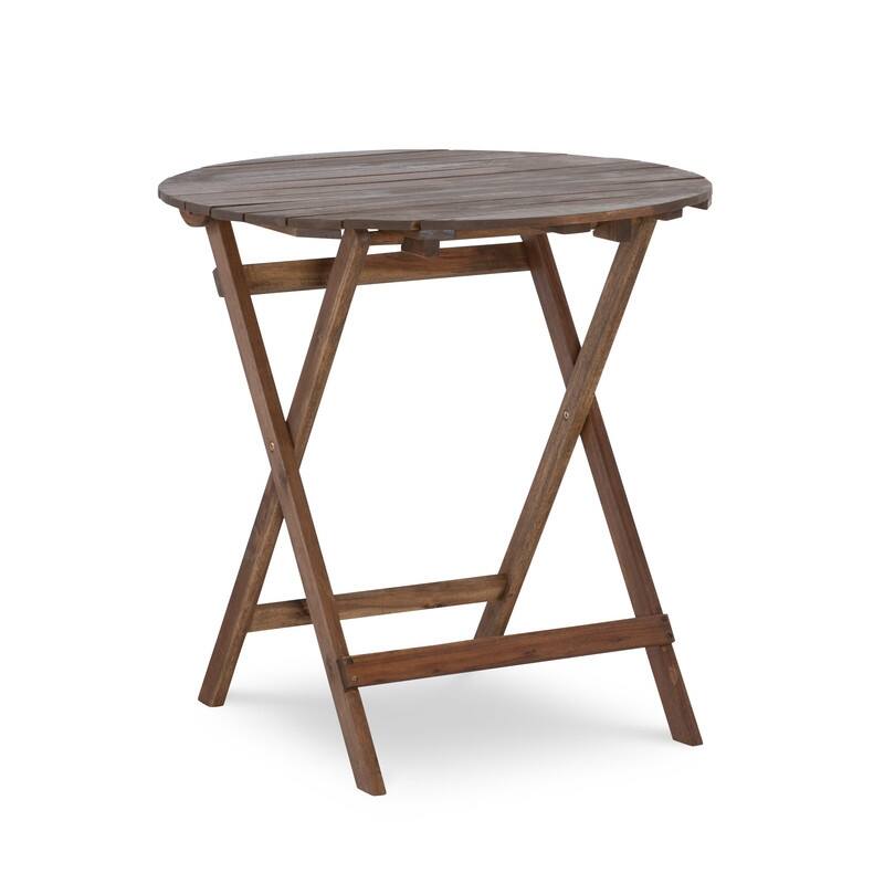 Linon Catalan Three-Piece Cafe Teak Set