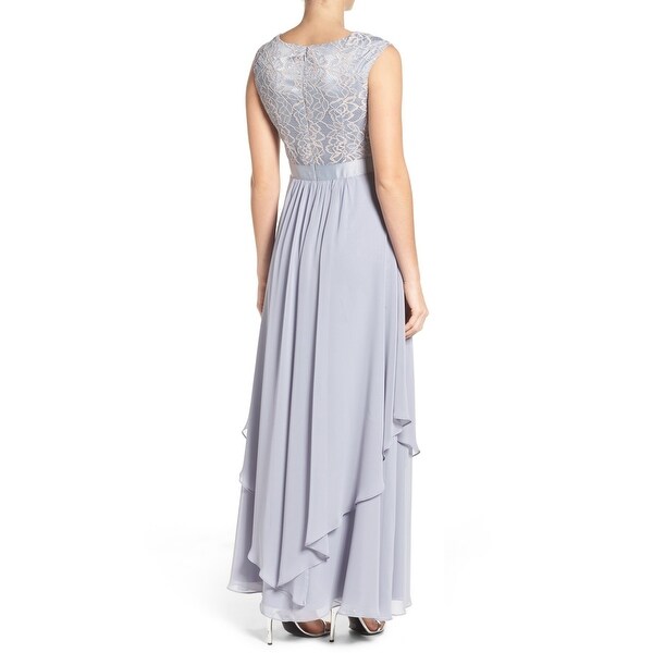 eliza j silver dress
