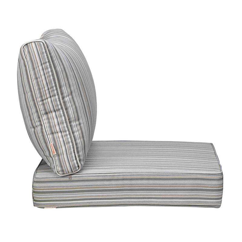 Outdoor Waterproof Rectangle Deep Seat Chair Cushion