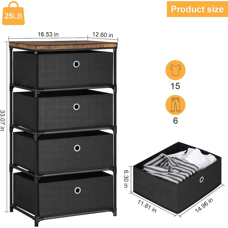 4 Drawers Storage Organizer